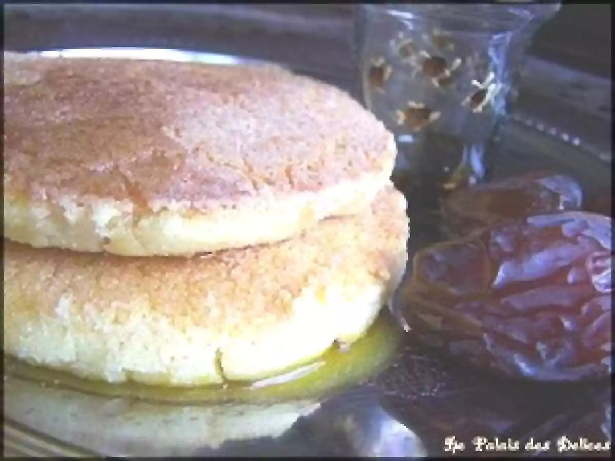 Harchas ( galettes de semoule au beurre marocaine )