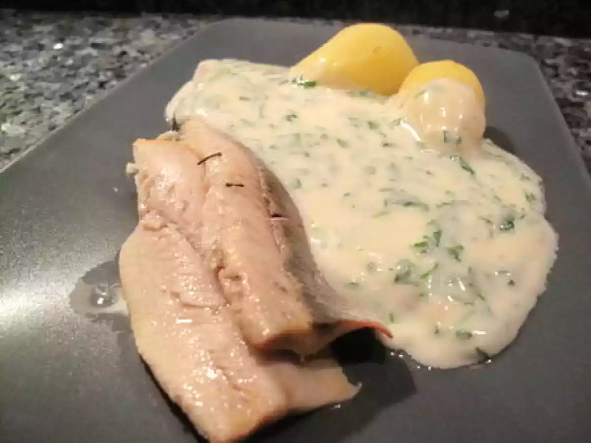 Hareng doux sauce blanche au persil comme en Allemagne... ou presque!