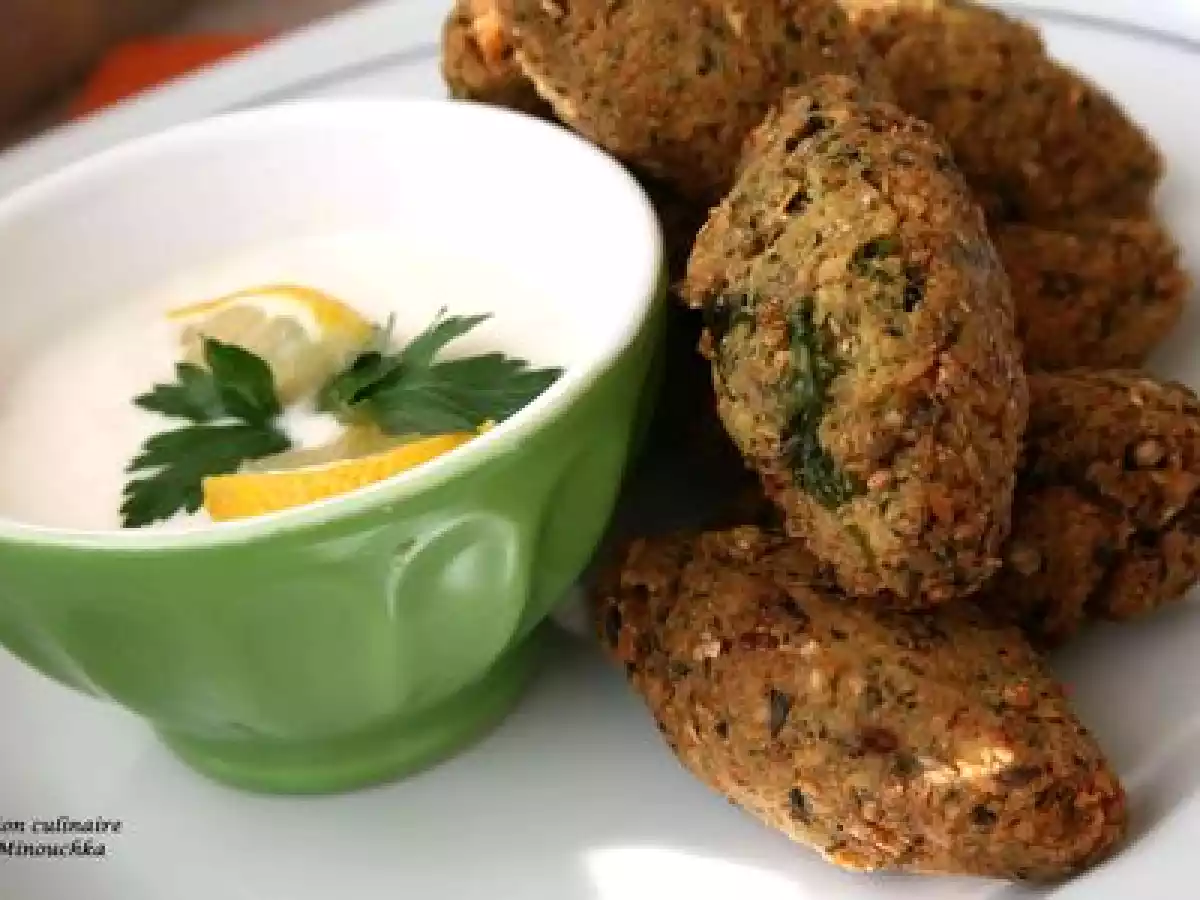 Haricots de soissons en mode Falafels