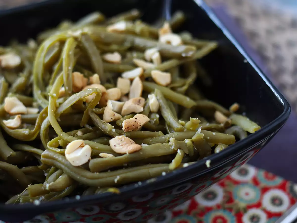 Haricots verts à la sauce thaï cuits au Air Fryer - photo 2