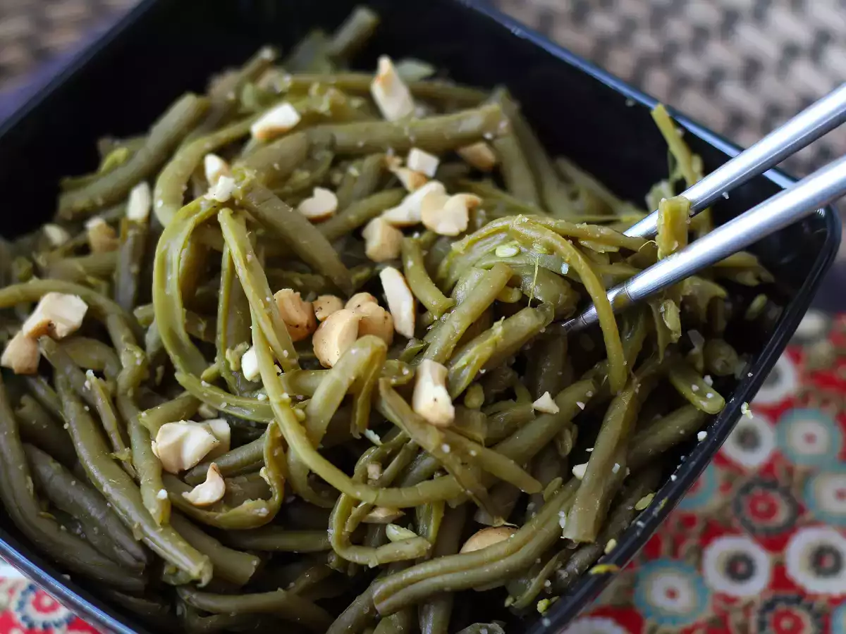Haricots verts à la sauce thaï cuits au Air Fryer - photo 3