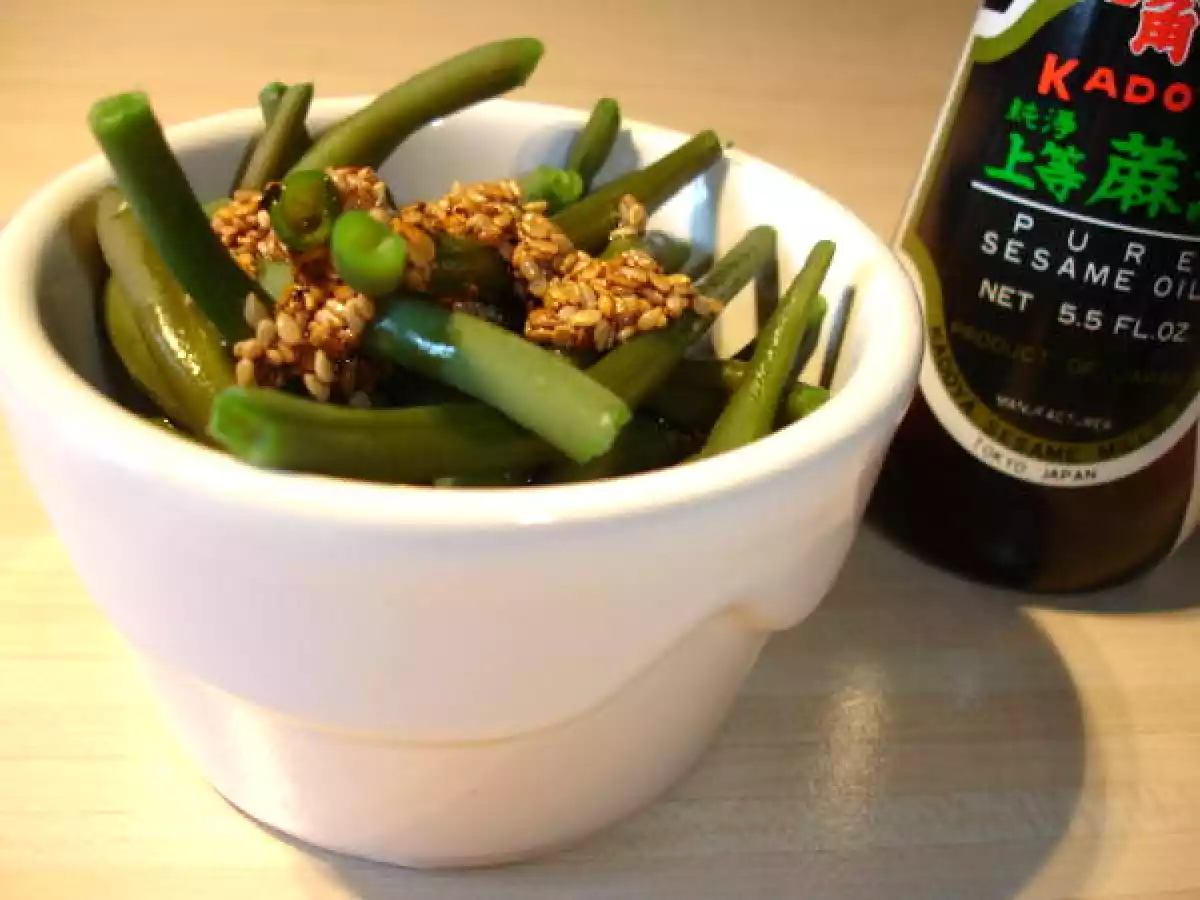 HARICOTS VERTS AUX GRAINES DE SESAME