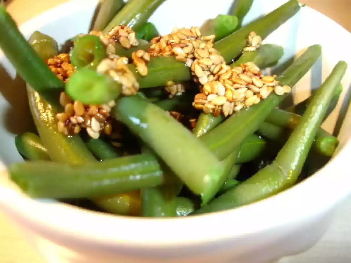 HARICOTS VERTS AUX GRAINES DE SESAME - photo 2