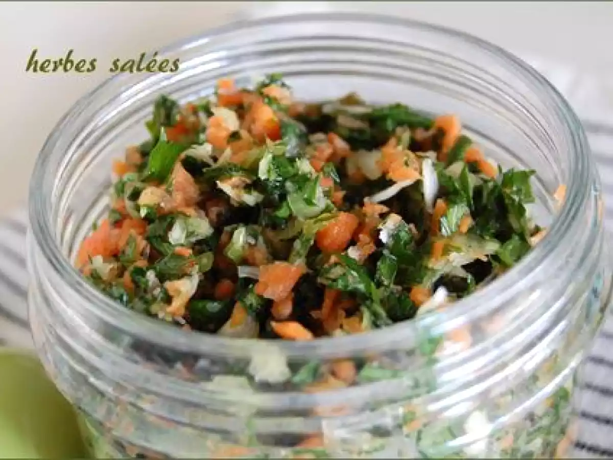 Herbes salées ou que faire avec ce qui reste au jardin