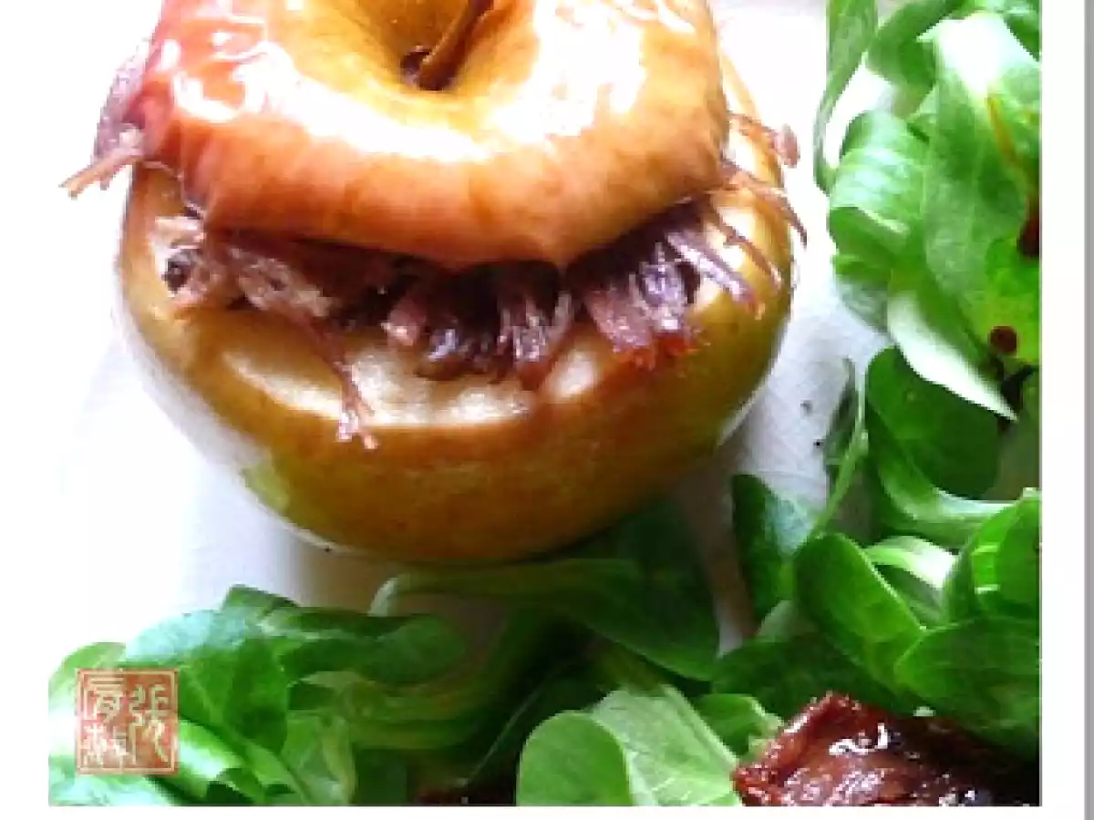 Histoires de voisinage et pommes farcies au confit de canard