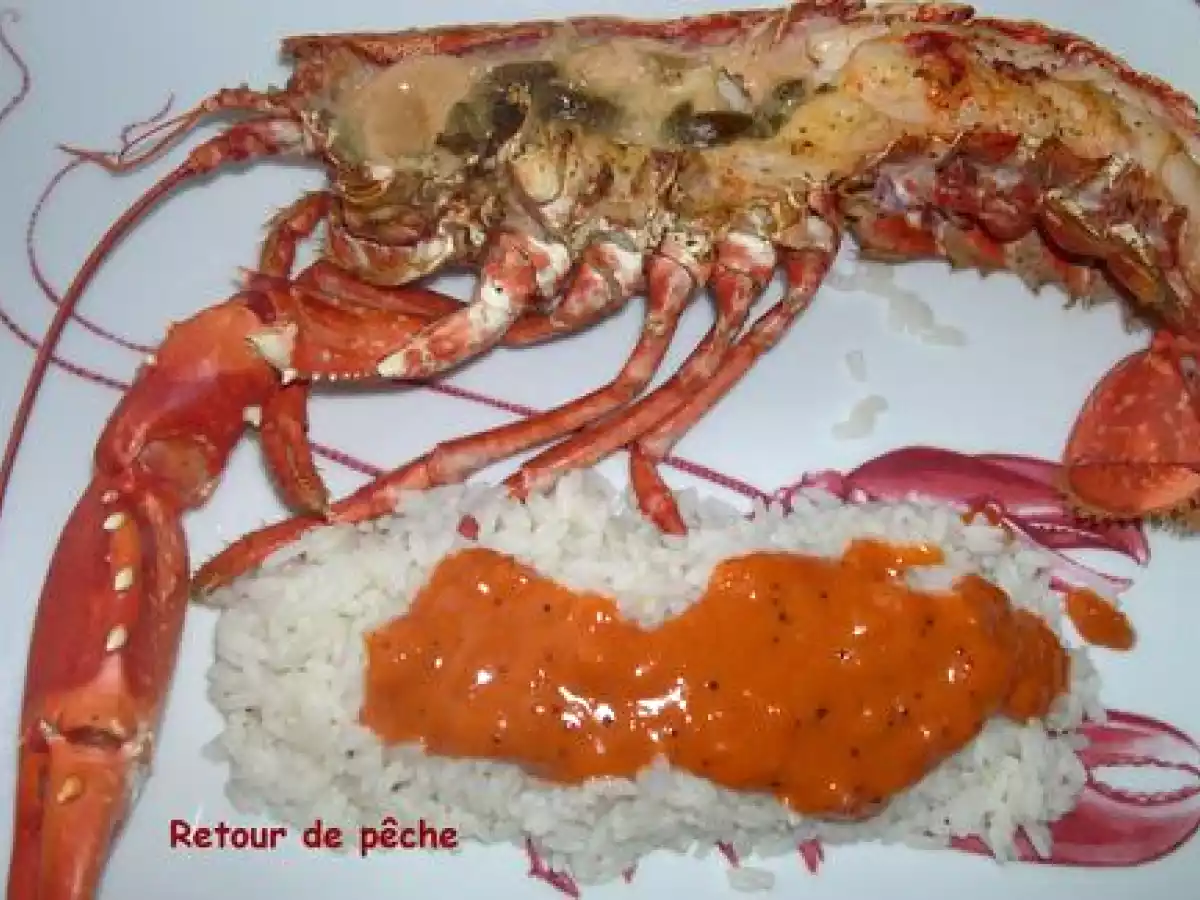 HOMARD BRETON GRILLE et sa sauce coraillée