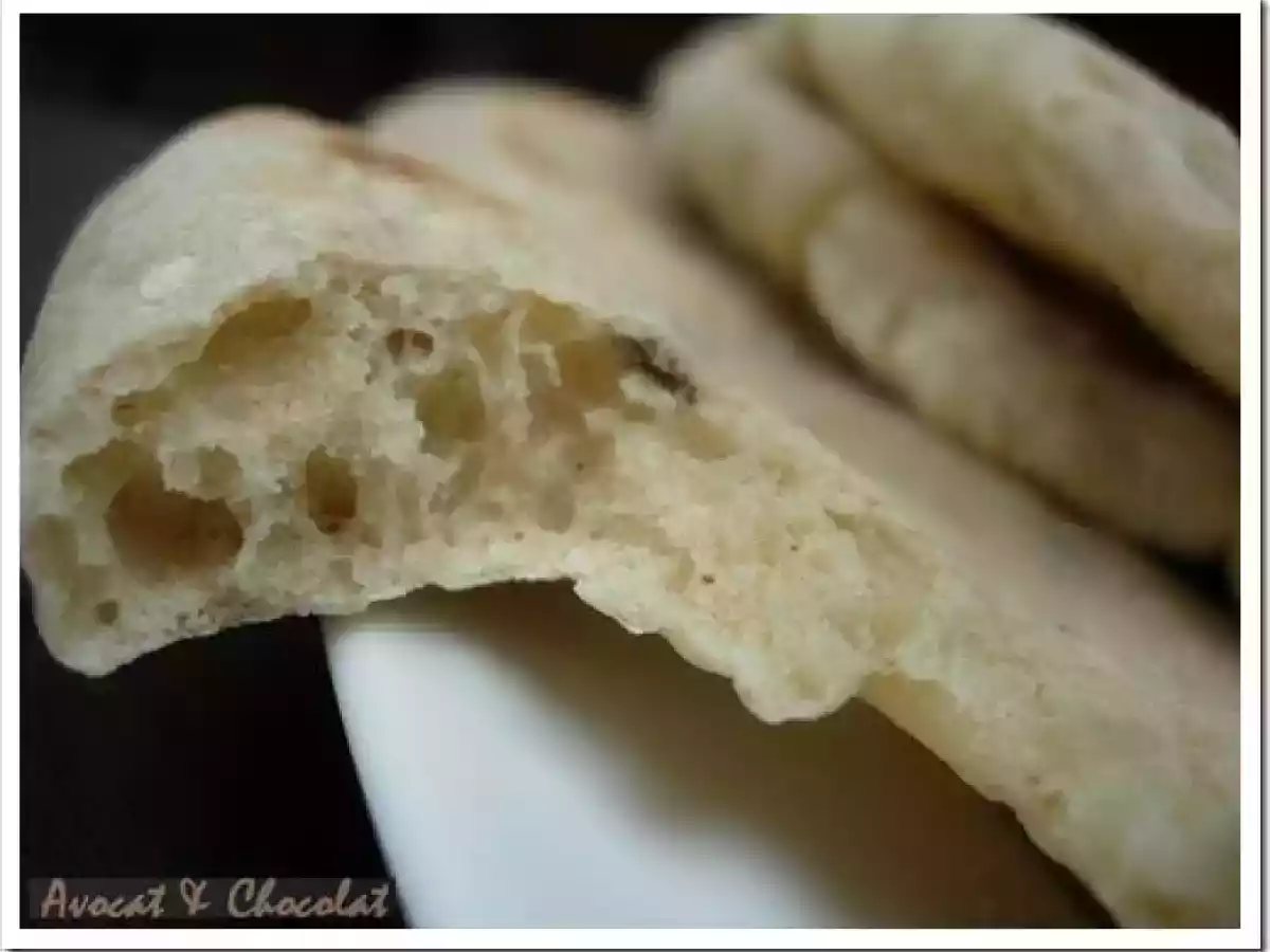 Houmous accompagné de pain Pita aux céréales et graines fait maison - photo 5