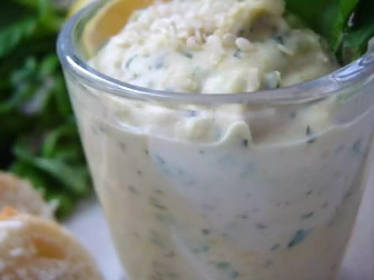 HOUMOUS DE FLAGEOLETS À L'ORANGE ET CORIANDRE