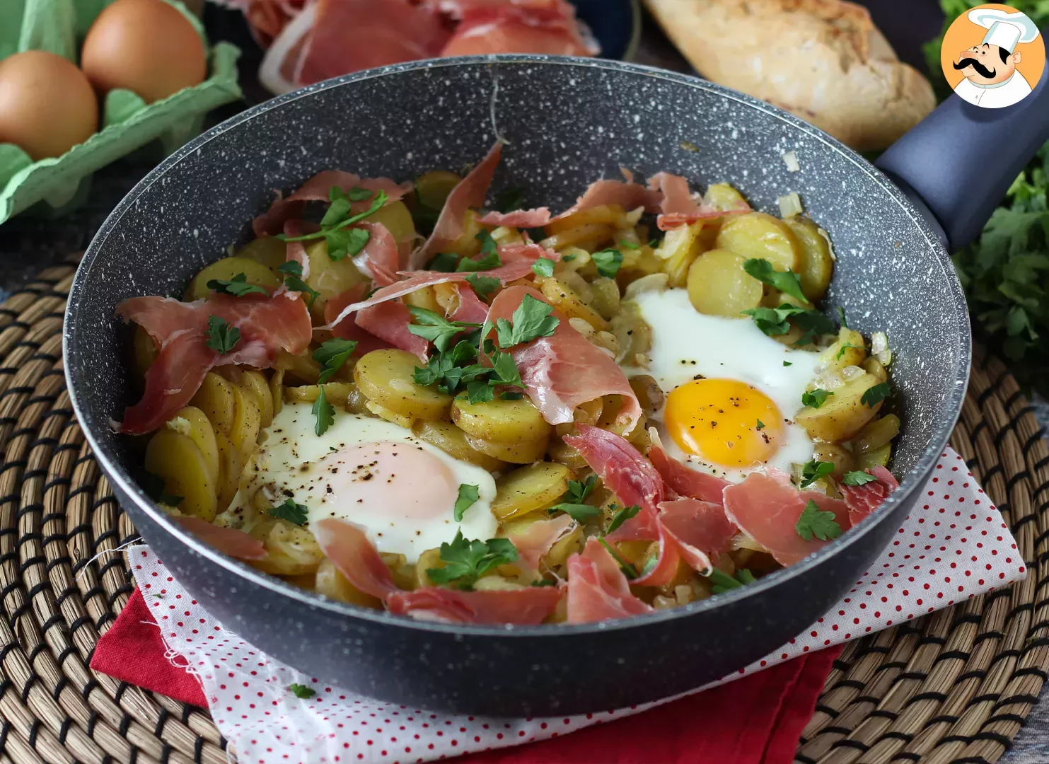 Huevos rotos, la recette espagnole super facile à faire à base de pommes de terre et d’œufs