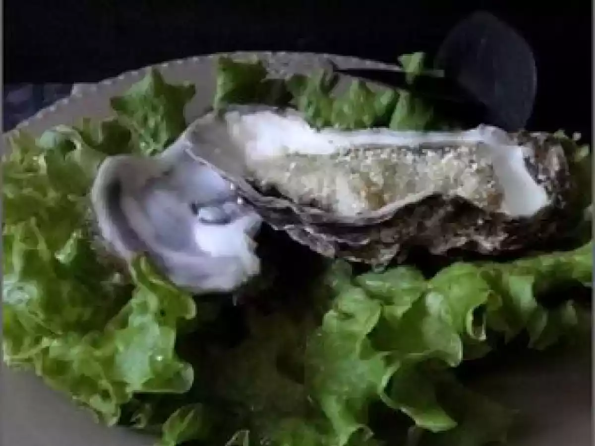 Huître gratinée au Roquefort