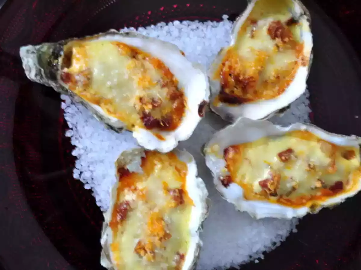 Huitres gratinées au chorizo et sabayon au Prosecco - photo 3