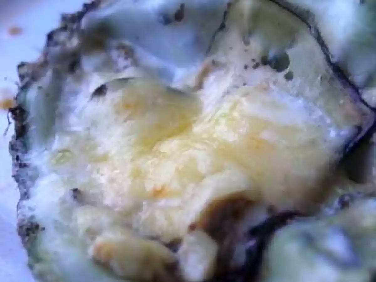 Huitres gratinées au cidre