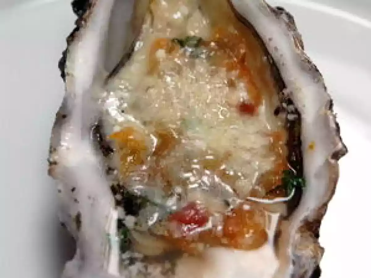 Huitres tomates & bacon gratinées au parmesan - photo 2