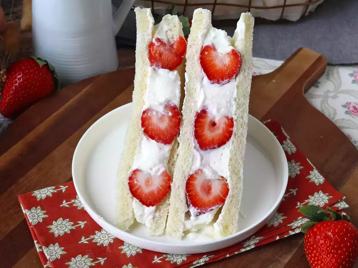 Ichigo sando, le sandwich aux fraises japonais! - photo 4