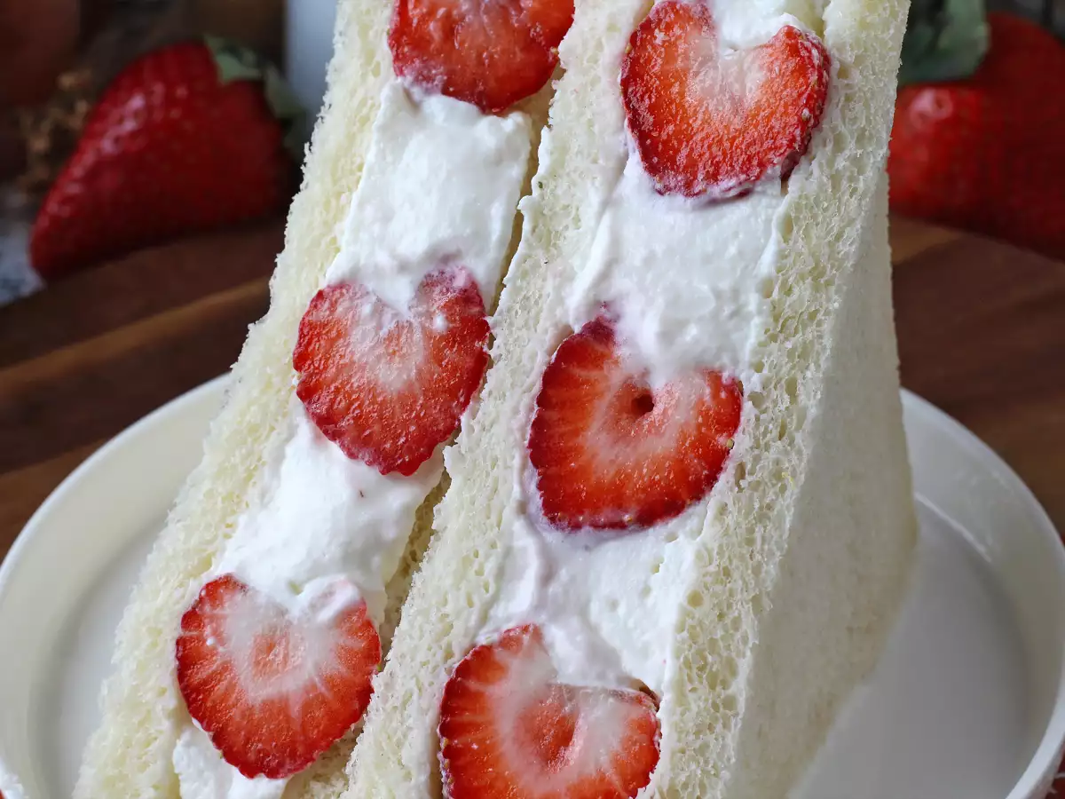 Ichigo sando, le sandwich aux fraises japonais! - photo 3