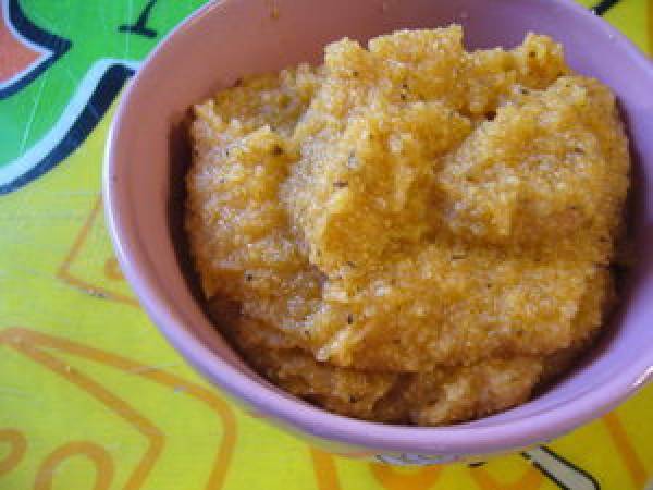 IDEE DU SOIR...pour les enfants : POLENTA CREMEUSE A LA TAPENADE - photo 2