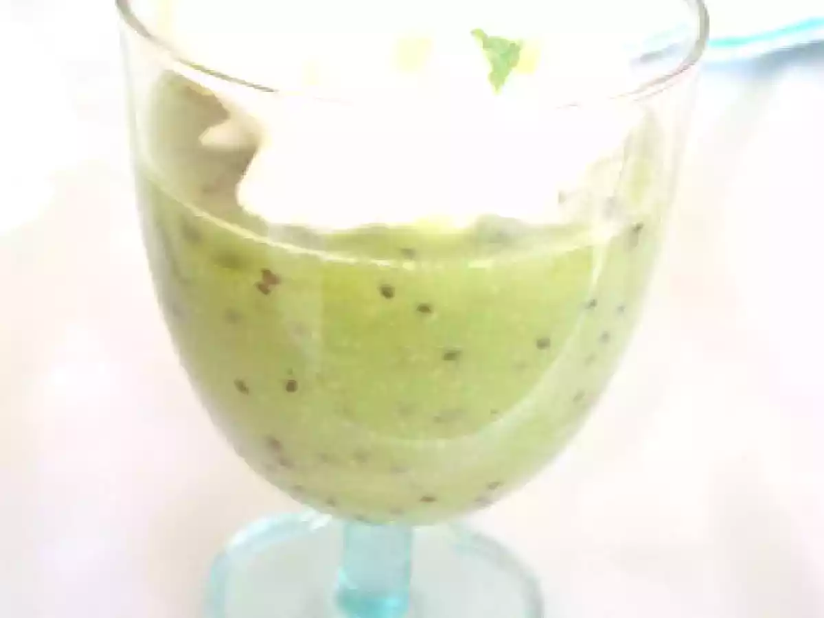 Ile flottante au kiwi