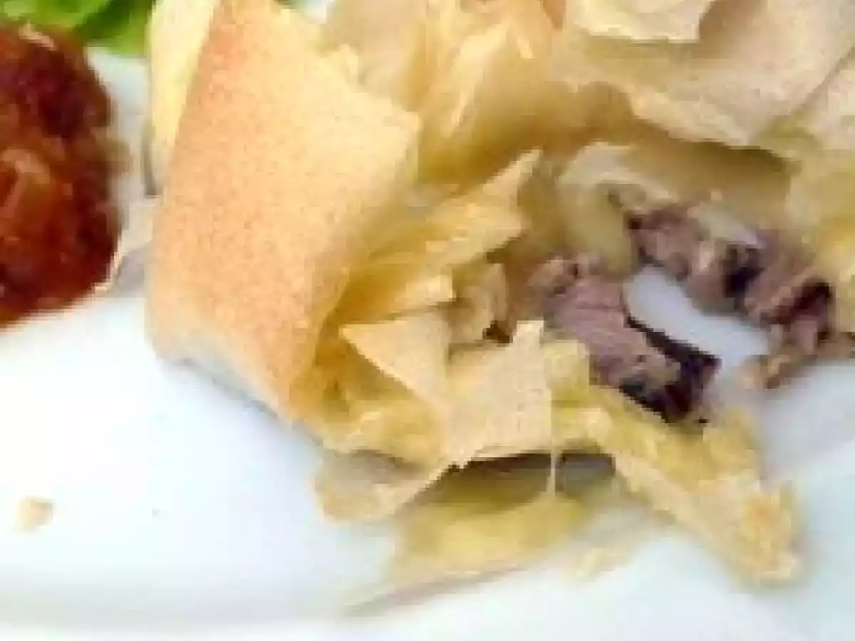 Inspiration normande : croustillants d'andouille et camembert avec leur chutney de pommes