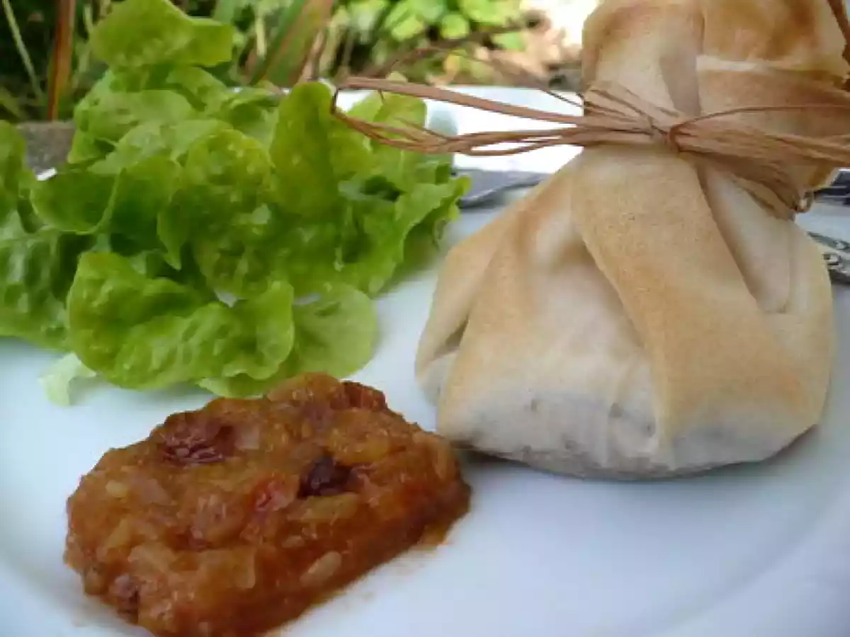 Inspiration normande : croustillants d'andouille et camembert avec leur chutney de pommes - photo 2