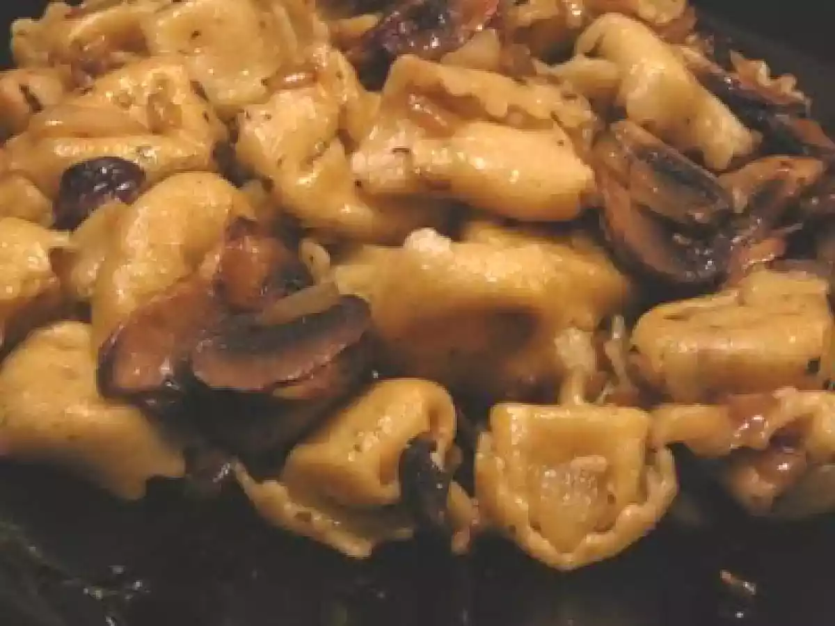 J'ai essayé....Les tortellinis aux champignons - photo 2