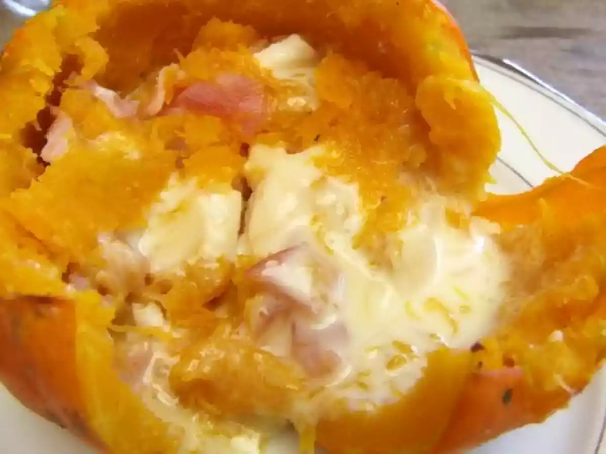 Jack be little (mini-citrouille) farcie au mont d'or et au bacon - photo 2