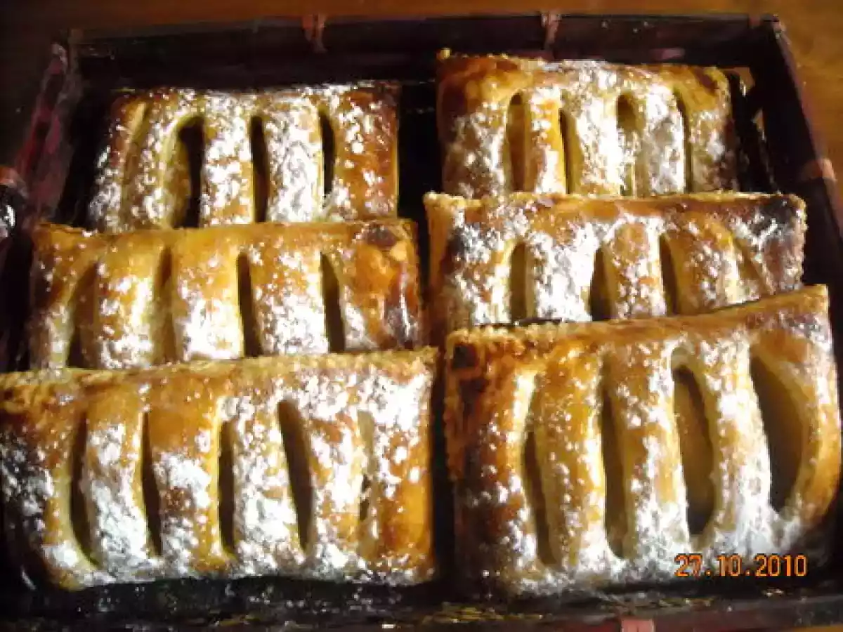 JALOUSIES AUX POMMES ET CREME DE MARRONS