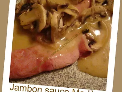 Jambon sauce Madère (Thermomix) - Jamón dulce con salsa Madeira (Thermomix)