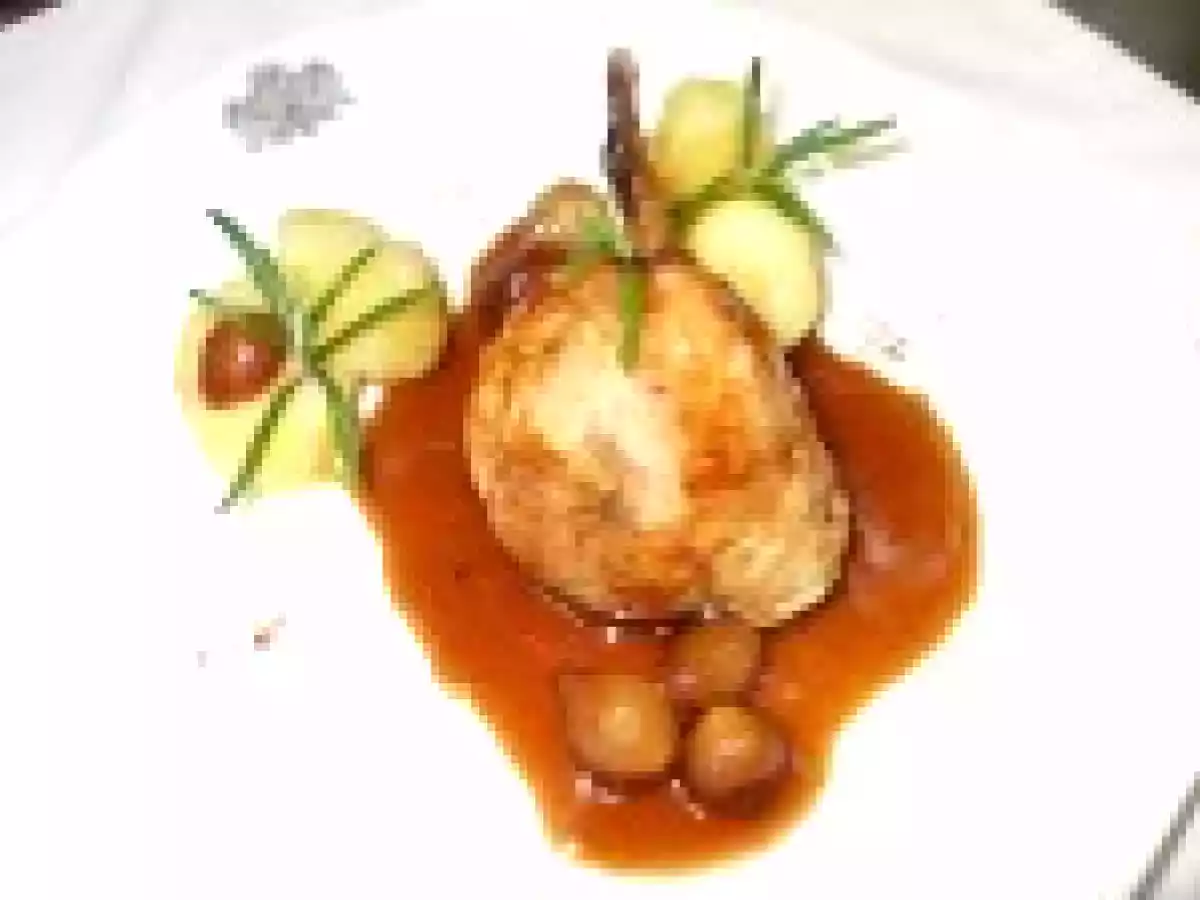 JAMBONNETTE DE POULET AUX MORILLES