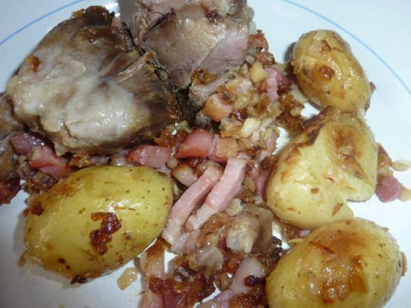 Jarret De Porc Aux Petites Pommes De Terre Primeur Recette