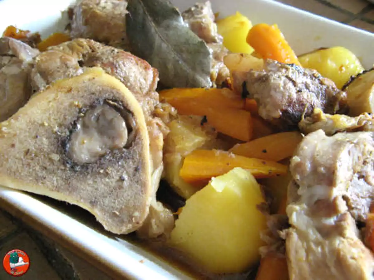 Jarret de veau au citron confit