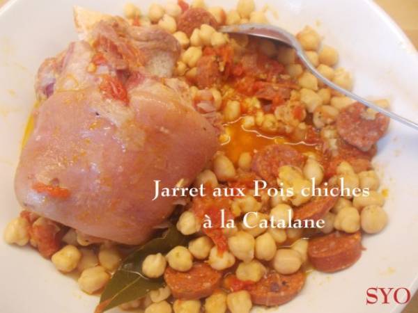 Jarret Demi Sel Aux Pois Chiches Facon Catalane Recette Ptitchef