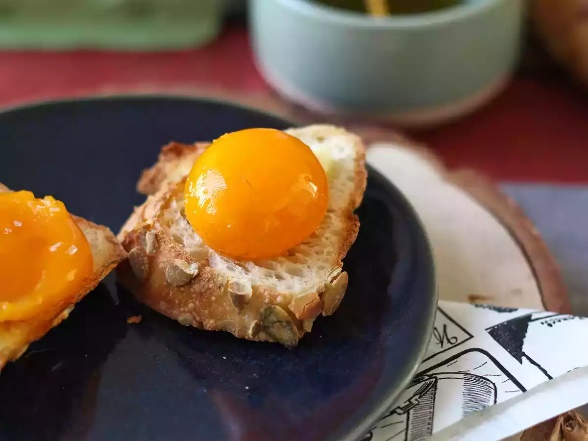 Jaunes d'œufs confits au Air Fryer à tartiner - photo 4