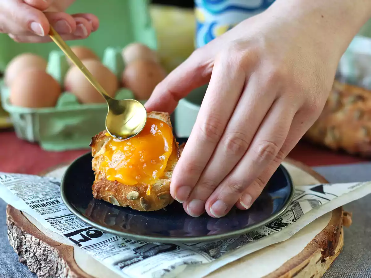 Jaunes d'œufs confits au Air Fryer à tartiner - photo 5