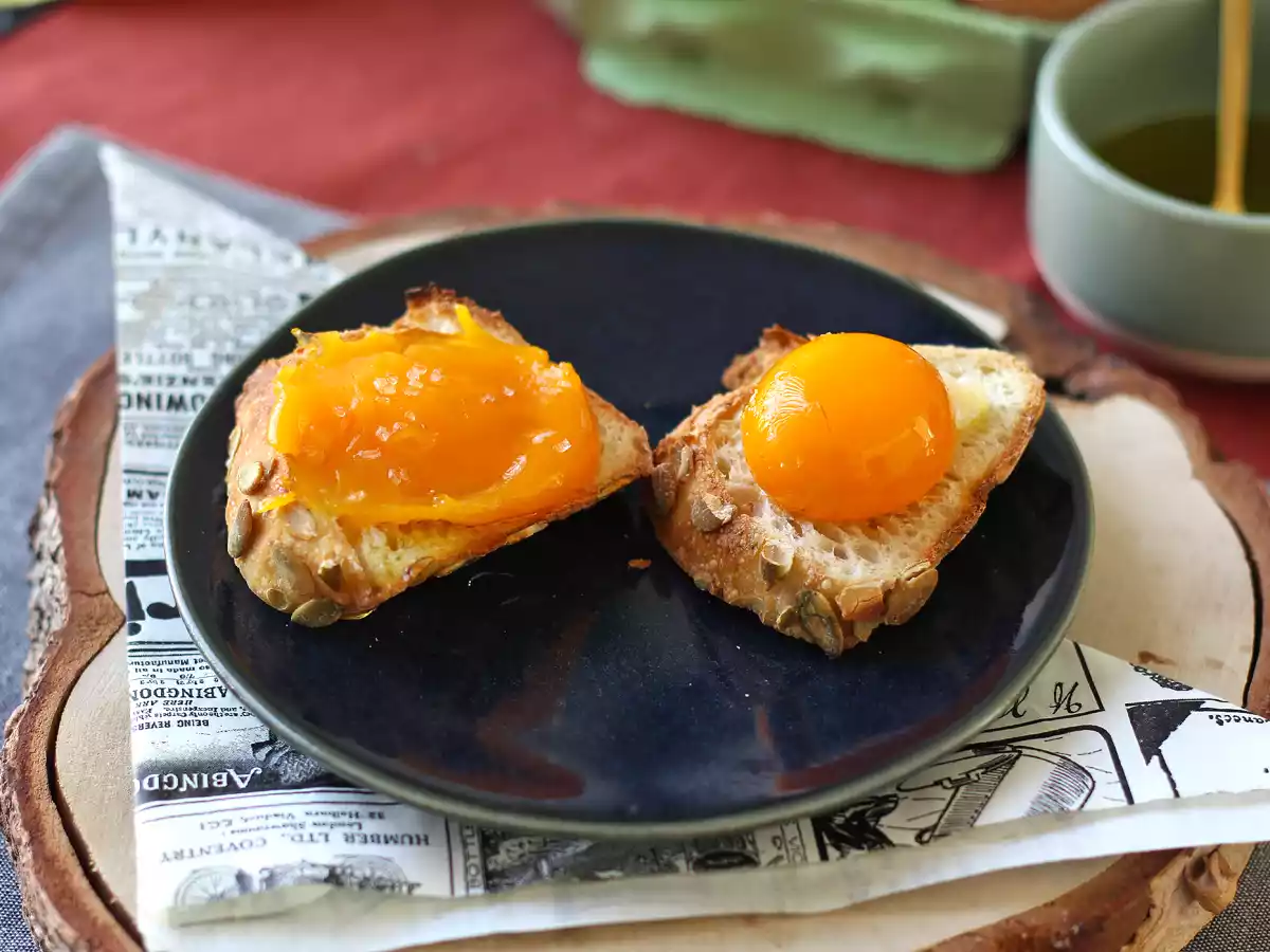 Jaunes d'œufs confits au Air Fryer à tartiner - photo 6