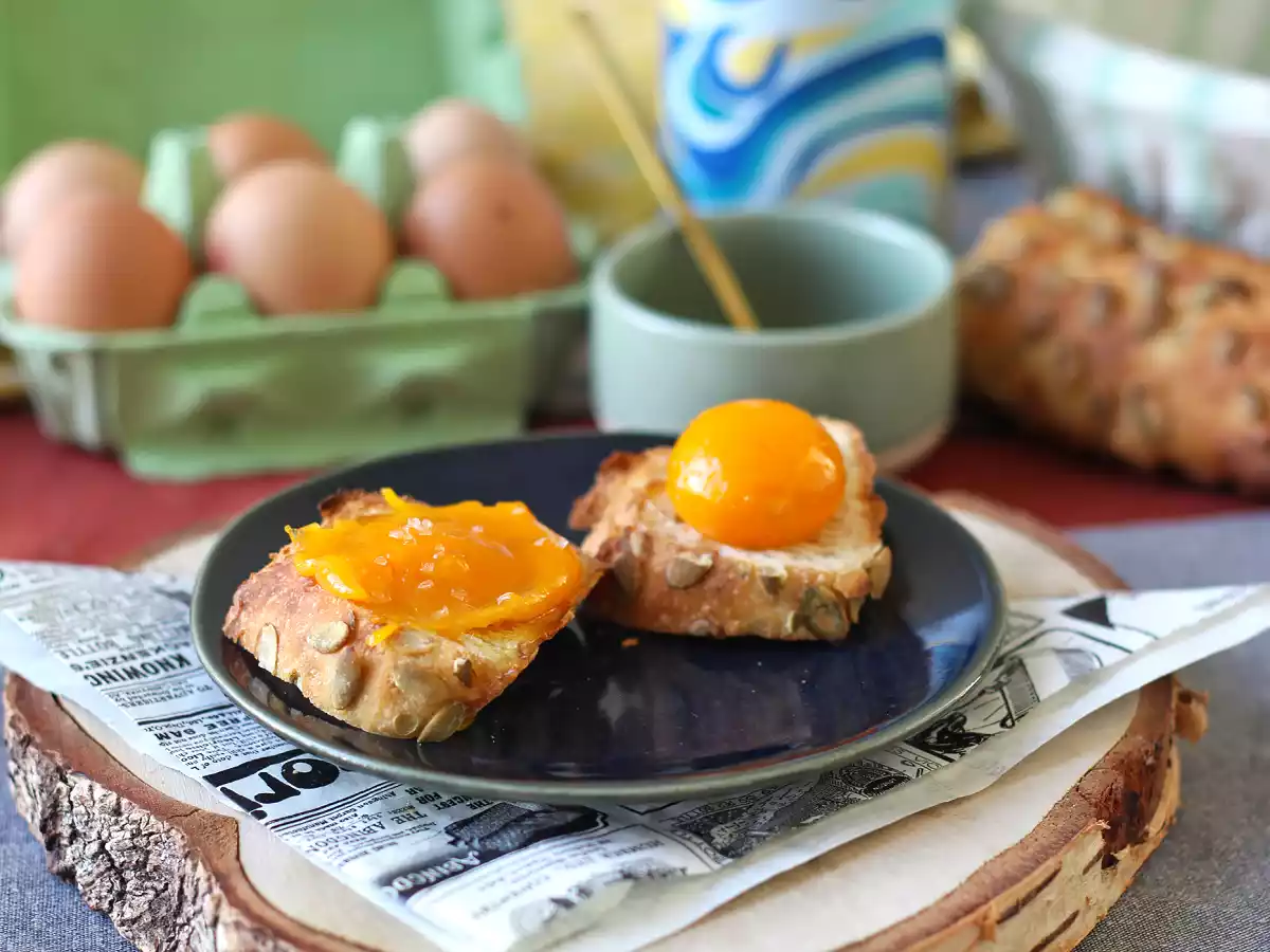 Jaunes d'œufs confits au Air Fryer à tartiner - photo 7