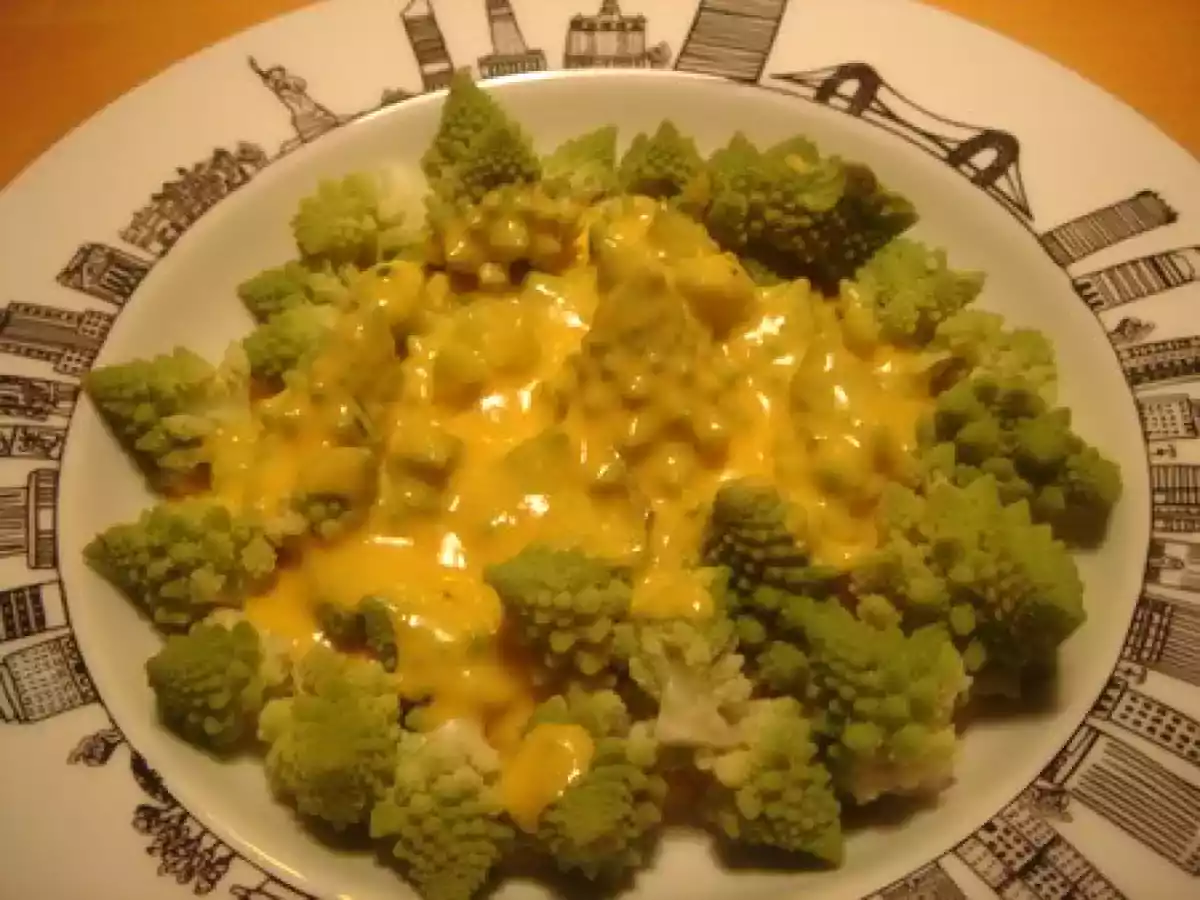 Je ne résiste pas... à mon plat de Chou Romanesco cheddar et romarin ! - photo 2