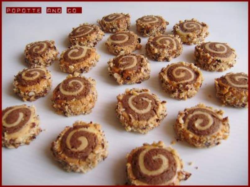 Jolis biscuits escargots vanille/chocolat, photo 2