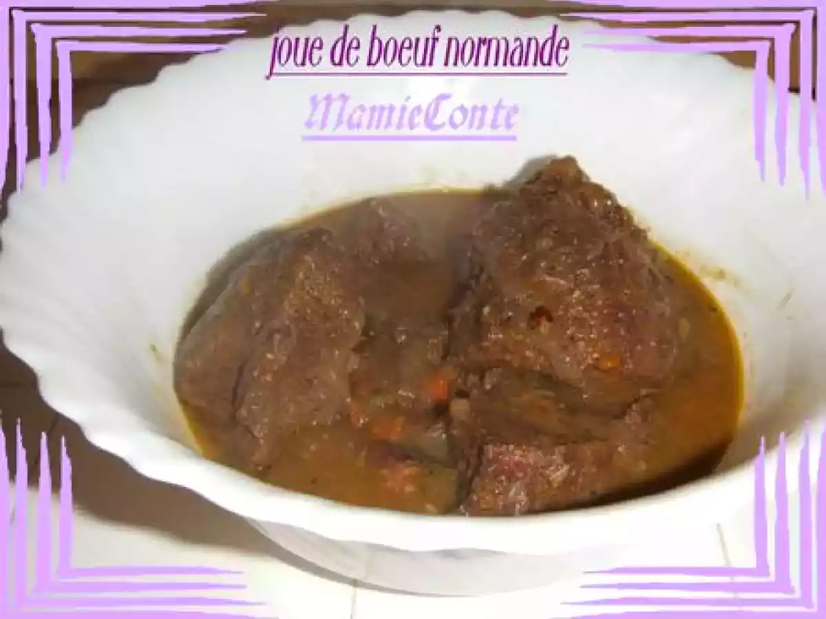 Joue de boeuf normande pour demain - photo 2