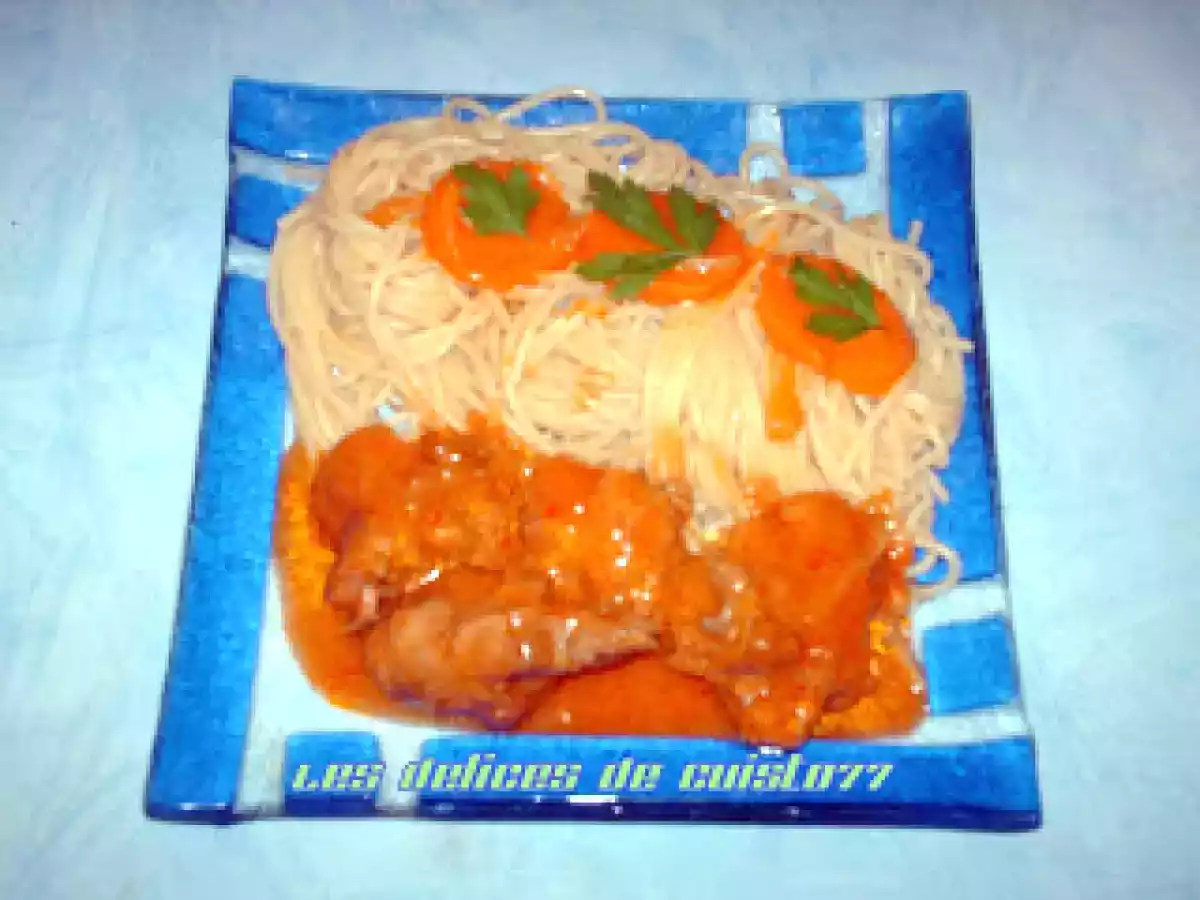 Joue de porc à l'orange