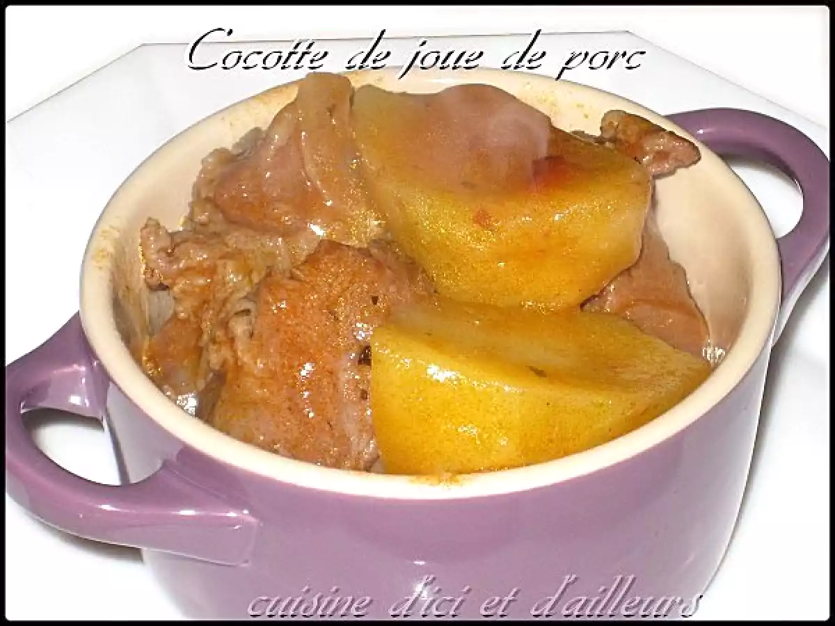 Joue de porc en ragout