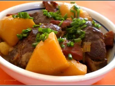 Joues porc aux épices et pommes de terre confites au cidre - photo 2