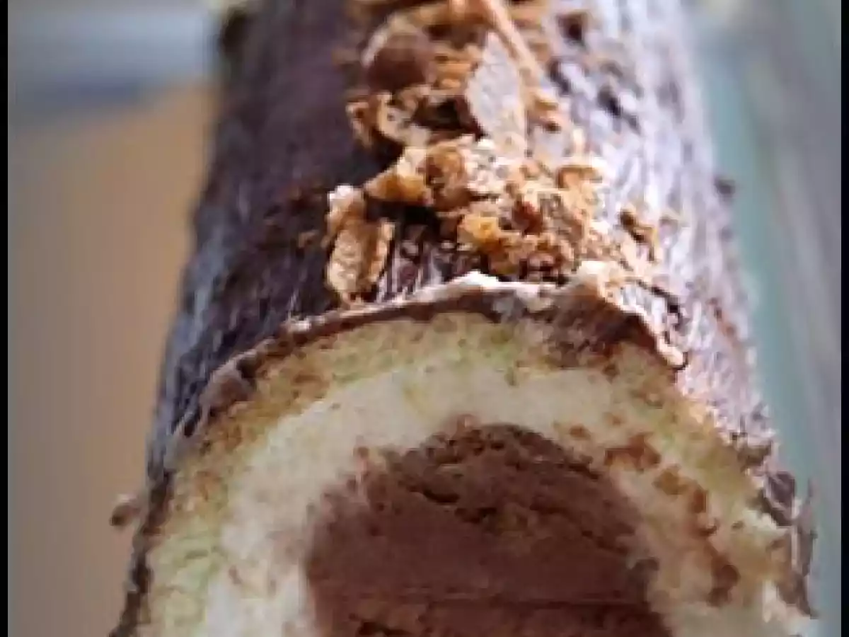 Joyeux Noël et Bûche poire-chocolat