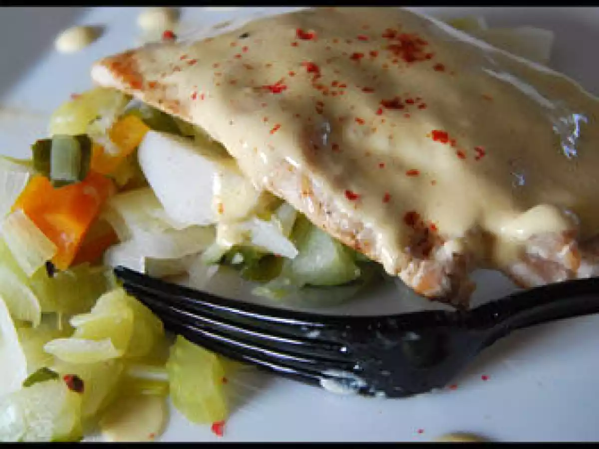 Julienne de légumes et dinde ww