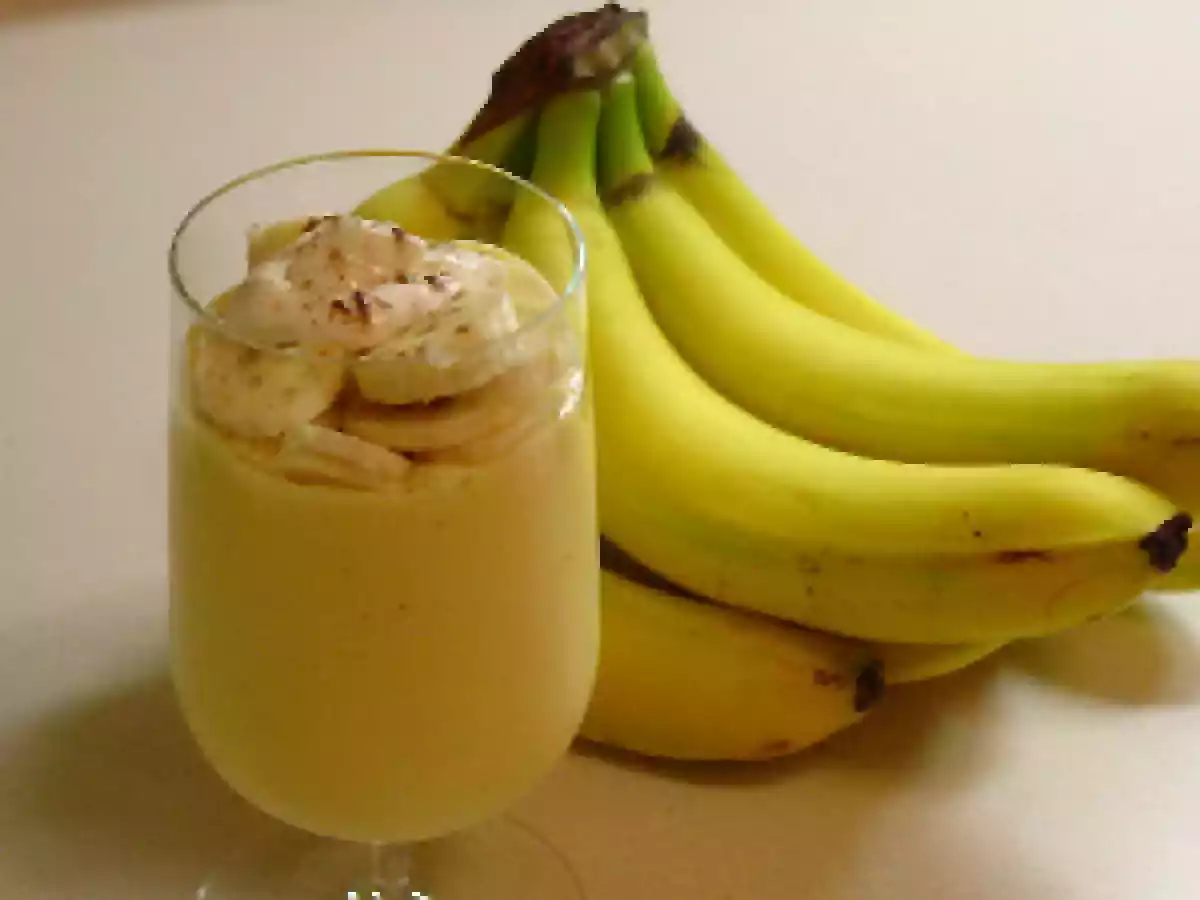Jus de banane aux raisins secs