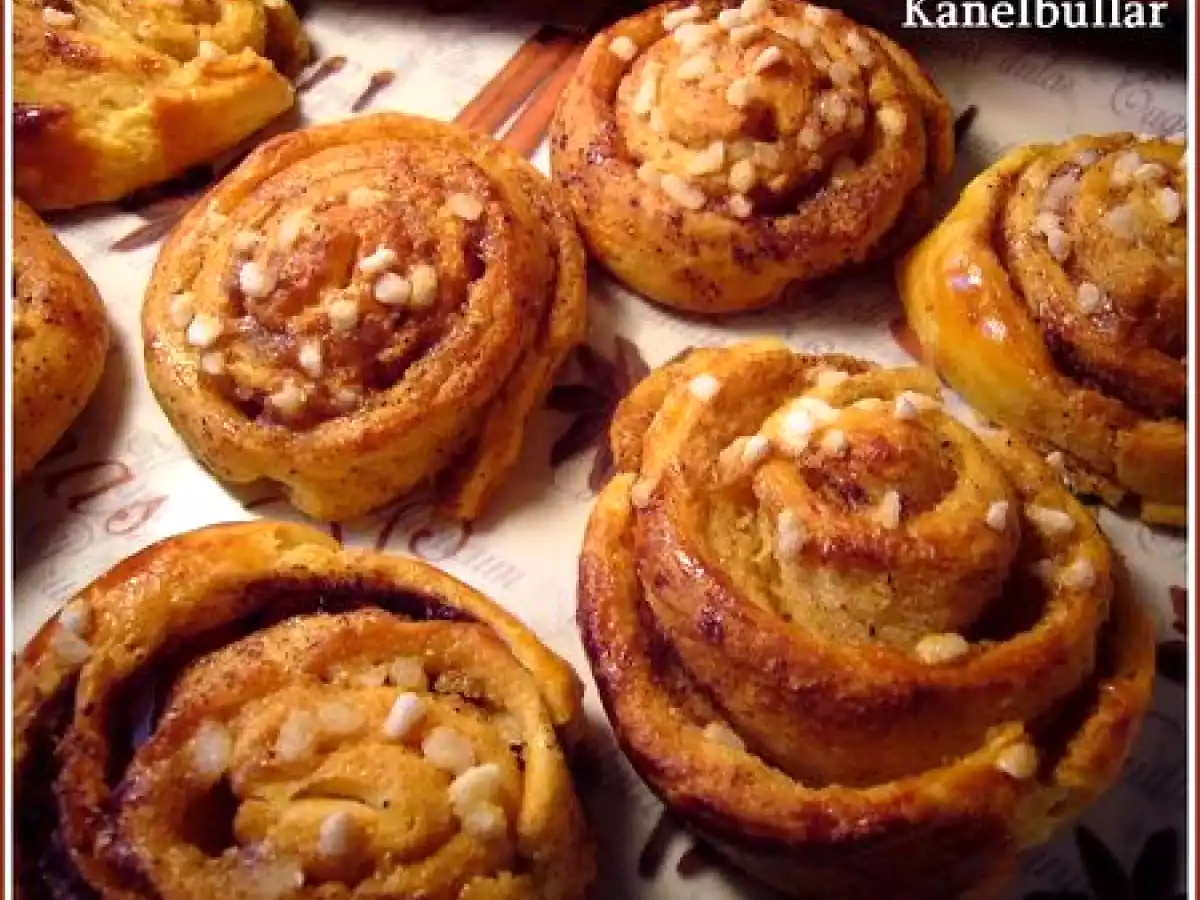 Kanelbullar ( brioche suédoise à la cannelle)
