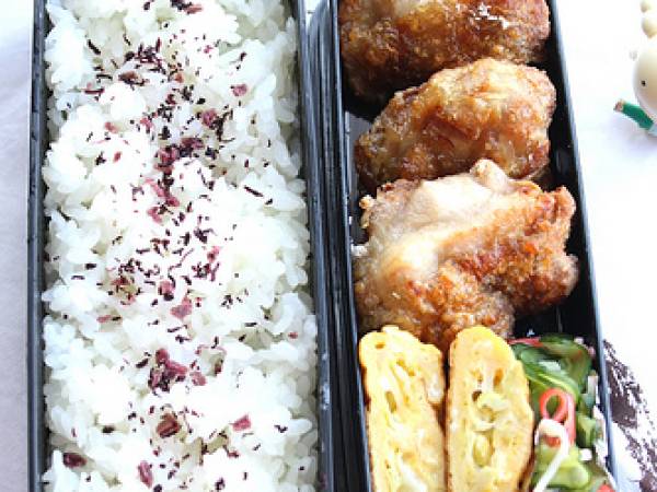 Kara agé bento (2) - poulet frit à la japonaise