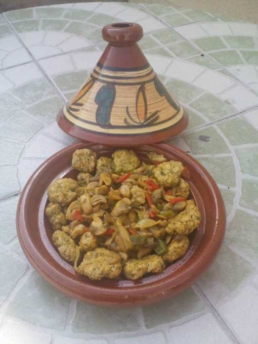 Kefta de poulet en tajine ou en sandwich, chacun ses goûts ! Recette