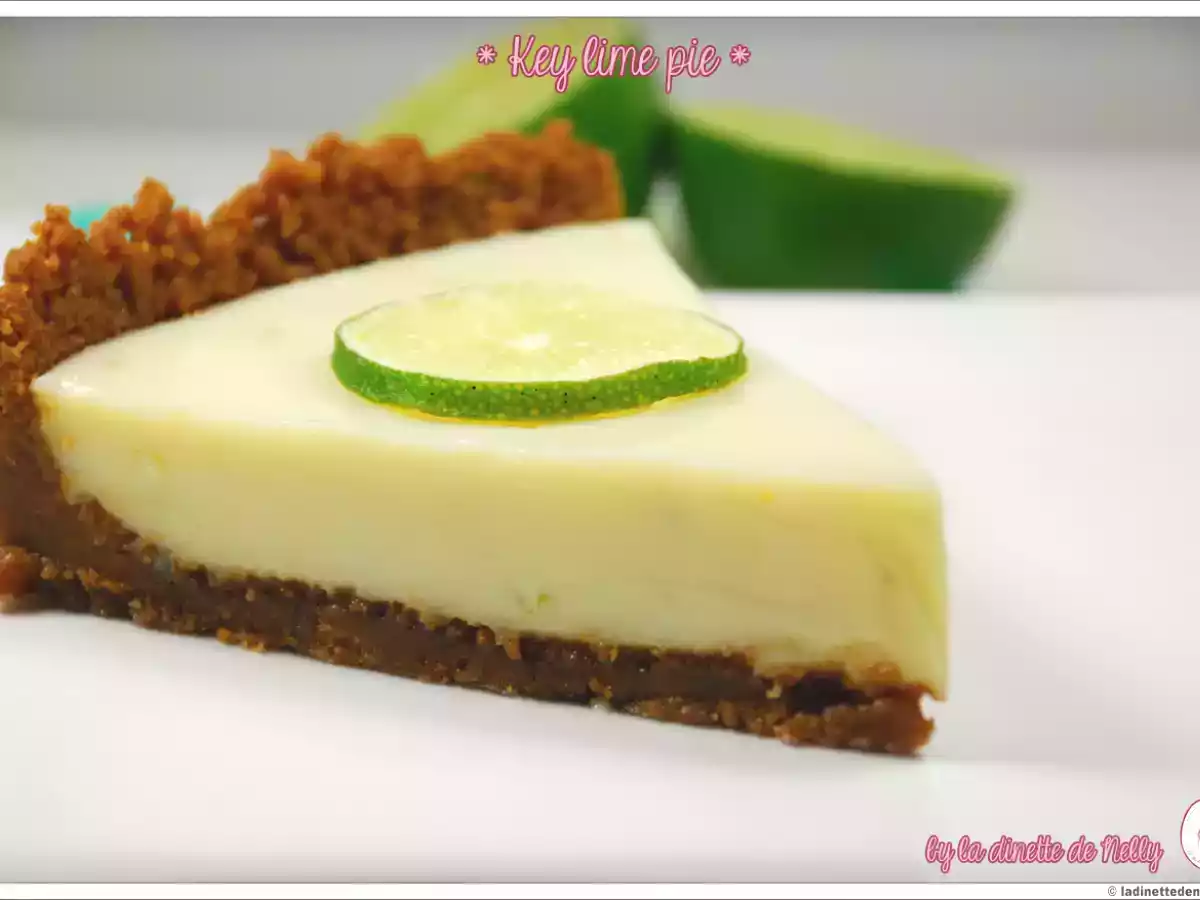 Key lime pie: Tarte au citron vert et speculoos