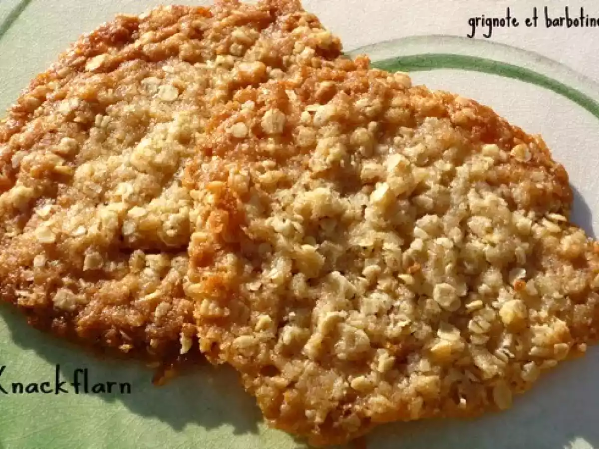Knackflarn ou petits biscuits à l'avoine comme chez Ikéa