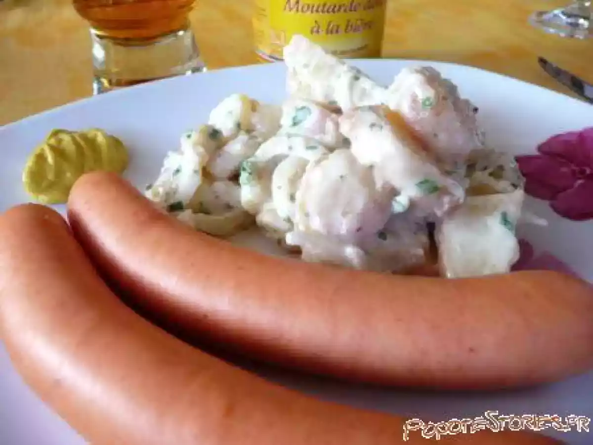 KNACKS SALADE DE POMMES DE TERRE ET MOUTARDE DOUCE A LA BIERE - photo 2